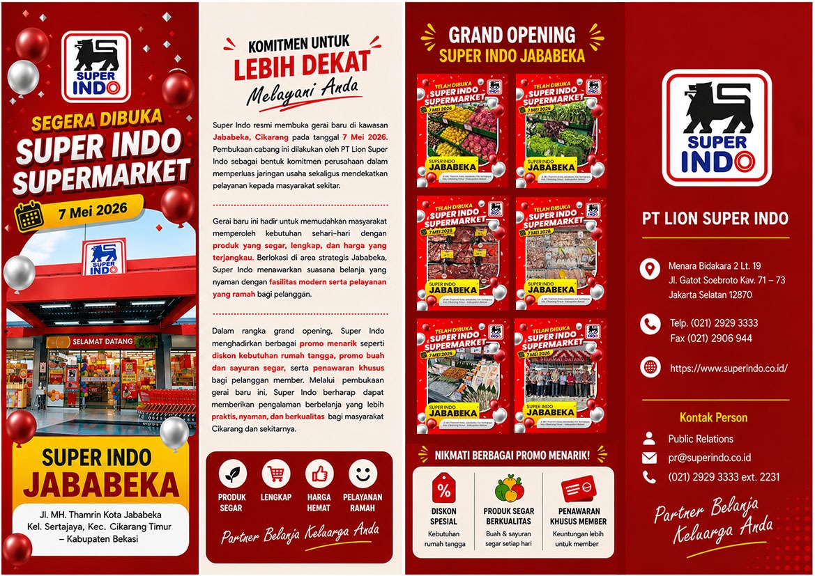 Brosur Super Indo Jababeka