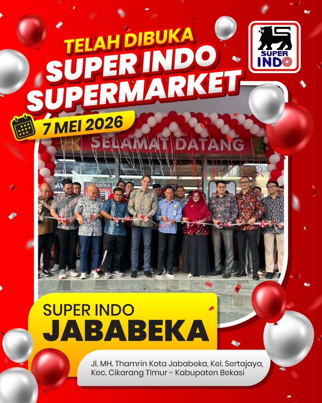 Grand Opening Super Indo Jababeka
